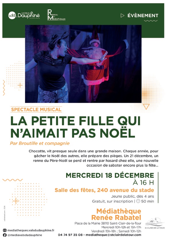 médiathèque, spectacle, noel, Noël, musical