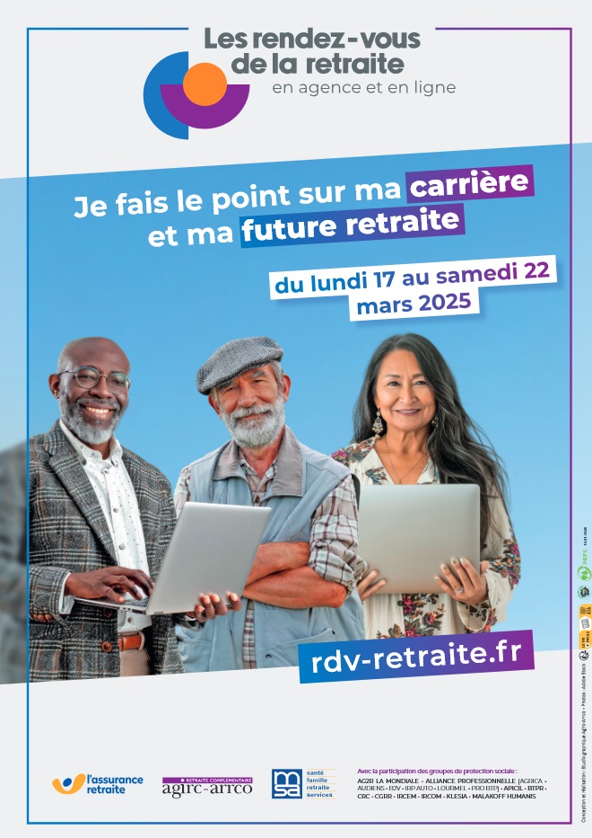 RDV, retraite, assurance, agric, arrco, msa